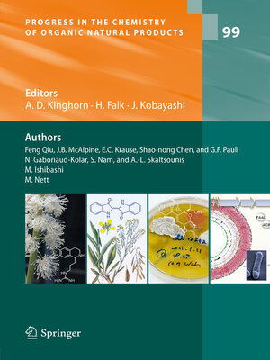 cover image of Progress in the Chemistry of Organic Natural Products 99